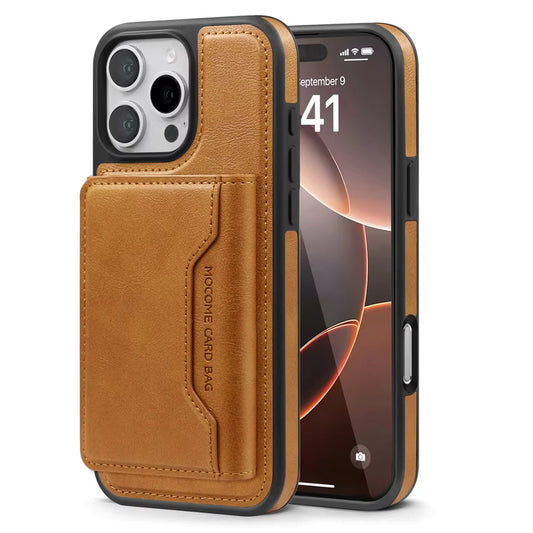 Leather Wallet Magnetic Phone Case for iPhone